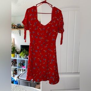 Red Square Top Dress